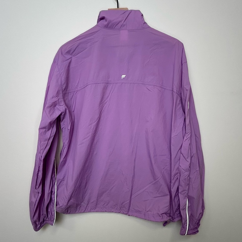 Fabletics Lavender Zip-Up Windbreaker Jacket Size… - image 2